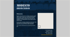 Desktop Screenshot of modestosandandgravel.com